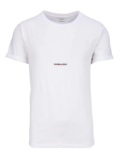 Saint Laurent Classic T-shirt In Blanc