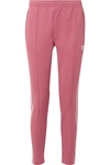Adidas Originals Sst Striped Jersey Track Pants In Pink