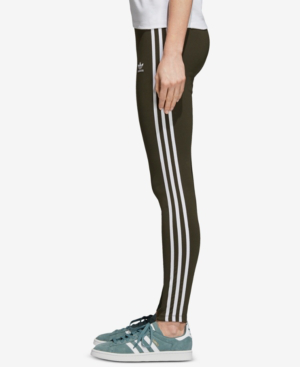 Adidas Originals 3 Stripe Leggings Night Cargo Adidas Originals 3 Stripe Leggings Night Cargo
