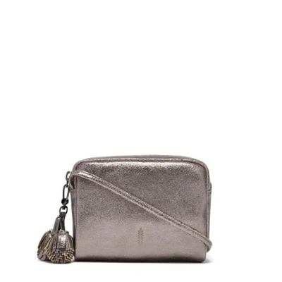 Thacker New York Pompom Bag In Pewter In Grey