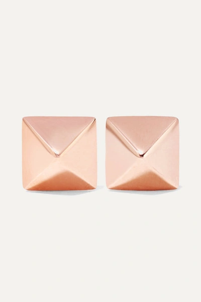 Anita Ko Spike 14-karat Rose Gold Earrings