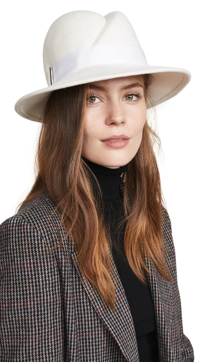 Gigi Burris Nell Fedora In Ivory