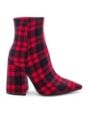 Alias Mae Ahara Bootie In Red Tartan