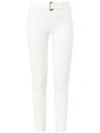 Gloria Coelho Belted Leggings In White