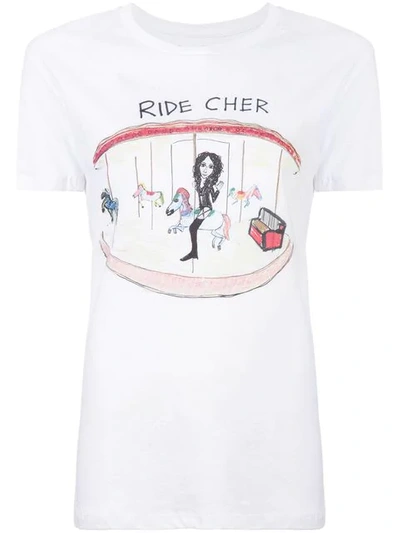 Unfortunate Portrait Ride Cher T In White