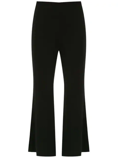 Andrea Marques Cropped Trousers In Black