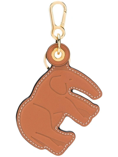 Loewe Elephant Keyring - Brown