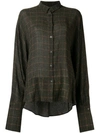 Palmer Harding Checked Button-down Shirt In Green