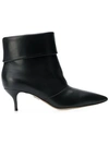 Paul Andrew Banner Ankle Boots In Black