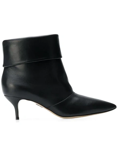 Paul Andrew Banner Ankle Boots In Black