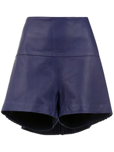 Clé Pleated Skorts In Blue