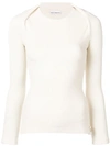 Rabanne Paco  Knitted Sweater - Neutrals