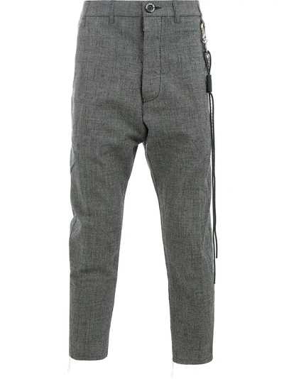 Song For The Mute Chain Detail Trousers - Grey