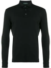 Zanone Polo Shirt Jumper In Black