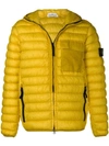 Stone Island Zipped Padded Jacket - Yellow