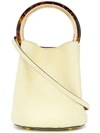 Marni Pannier Tote Bag In Yellow