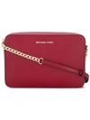 Michael Michael Kors Jet Set Travel Crossbody Bag - Red