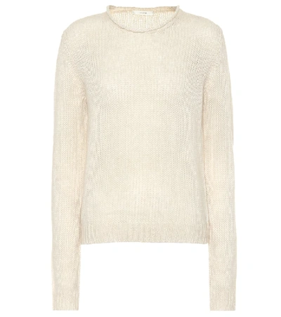 The Row Droi Cashmere-blend Sweater In White