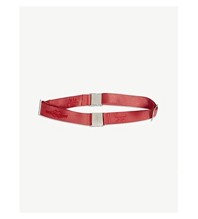 A-cold-wall* Industrial Webbing Strap Belt In Red