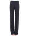 Akris Carole Straight-leg Wool Double-face Pants In Navy