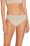 Hanro 'touch Feeling' High Cut Briefs In Natural Stone