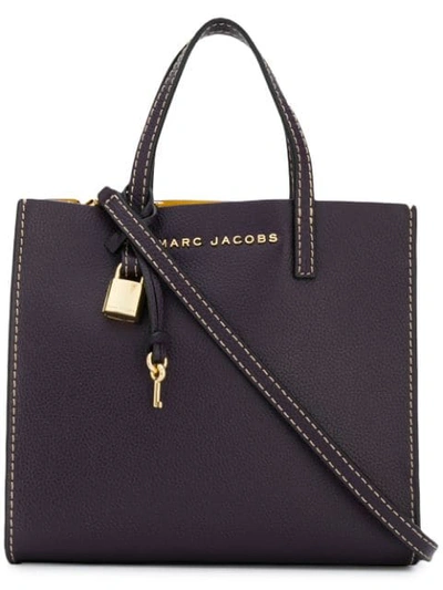 Marc Jacobs The Mini Grind Tote Bag In Purple