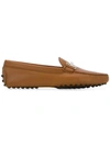 Tod's Flat Loafers In Brown