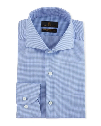 Ike Behar Men's Jeffrey Micro-pattern Dress Shirt In Blue
