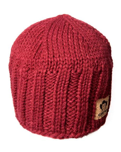 Appaman Boys' Rocky Knit Beanie Hat In Red