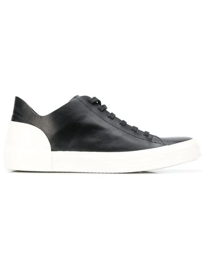 Del Carlo Lace Up Sneakers In Black