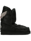 Mou Sheep Skin Boots In Black