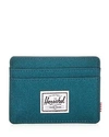 Herschel Supply Co Classic Charlie Card Case In Deep Teal