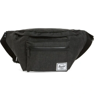 Herschel Supply Co Seventeen Convertible Belt Bag In Black Crosshatch