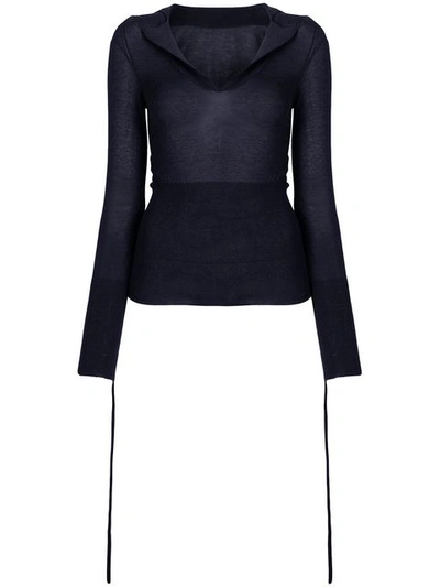 Jacquemus V-neck Sweater - Blue