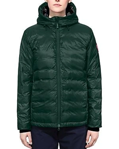 Canada Goose Camp Hooded Quilted Shell Down Jacket In Dark Green