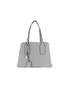 Marc Jacobs The Editor Leather Tote - Grey In Griffin/gold