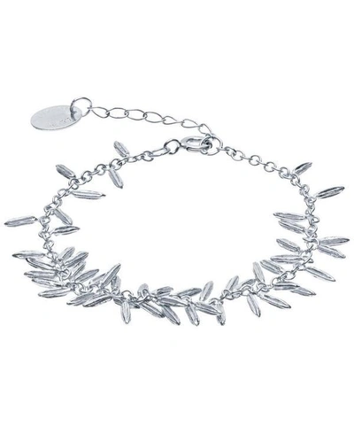 Alex Monroe Silver Fennel Kissing Seed Bracelet