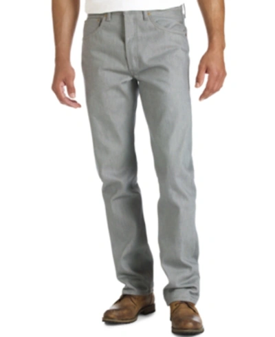 Levi's Men's 501 Original Fit Button Fly Non-stretch Jeans In Silver Rigid