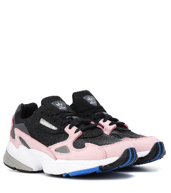 women's adidas originals falcon suede casual shoes