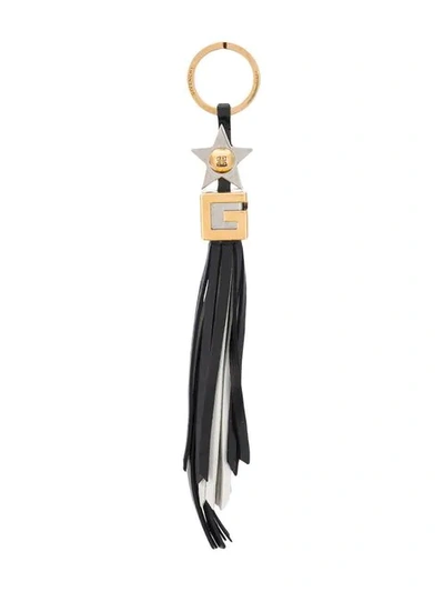 Givenchy Tassel Key Chain In Black