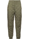 Proenza Schouler Pswl Quilted Pant - Green