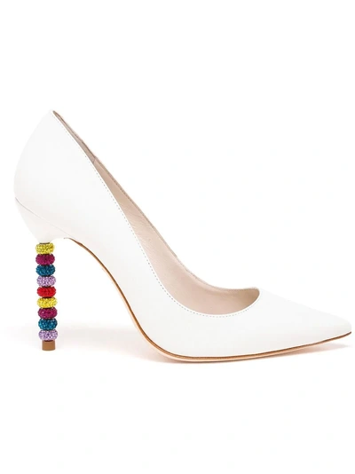 Sophia Webster 'coco' Crystal Pumps In White