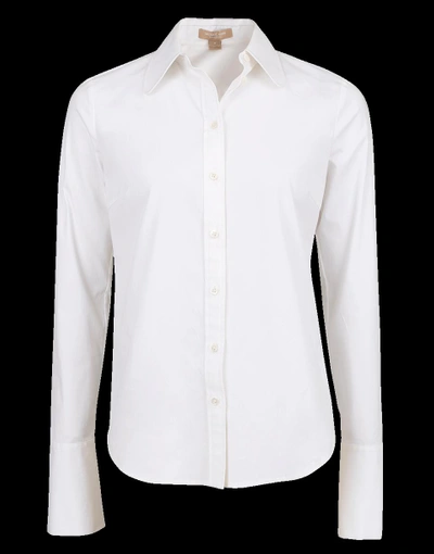 Michael Kors French Cuff Shirt In White