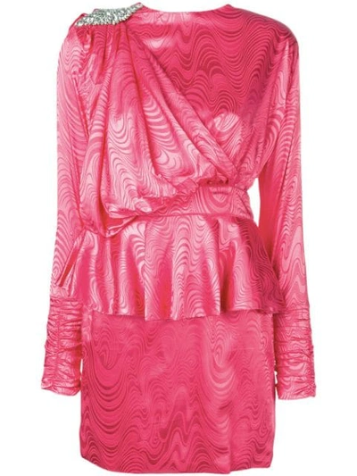 Dodo Bar Or Sash Detail Mini Dress In Pink