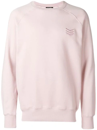 Ron Dorff Embroidered Chevron Sweatshirt - Pink