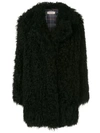 Yves Salomon Meteo Oversized Fur Coat In Black