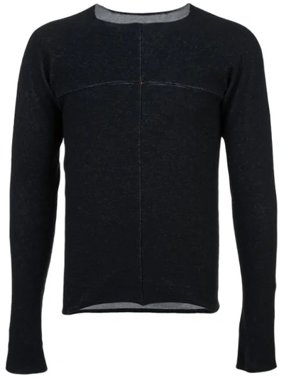 Ma+ Seam Detail Sweater - Black