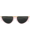 Mykita X Martine Rose Selina Sunglasses In Pink & Purple