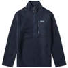 Patagonia Retro Pile Fleece Zip Jacket In Blue