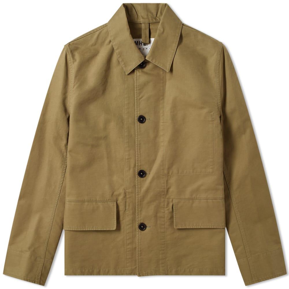 Mhl By Margaret Howell Flap Pocket Jacket In Green | ModeSens
